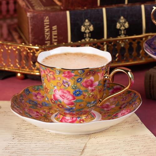 Tea Cup and Saucer (2 Count)