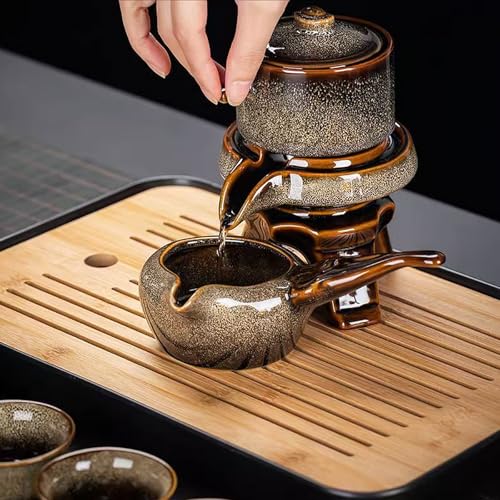 Lazy Tea Set Automatic Stone Grinding Pot