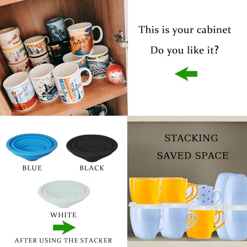 Coffee Mug Organizers and Storage (6 Count)