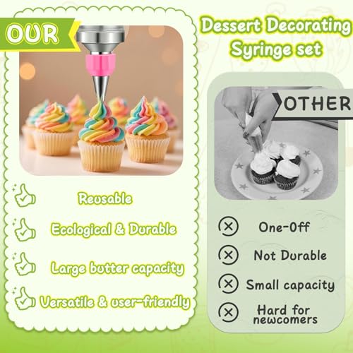 Dessert Decorating Syringe Set (66 Count)