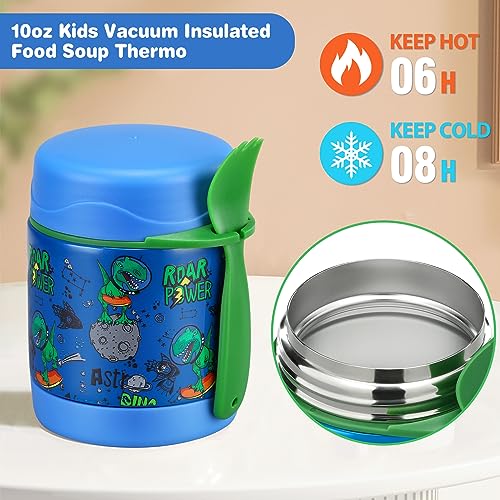 Bento Lunch Box Set With 10oz Soup Thermo