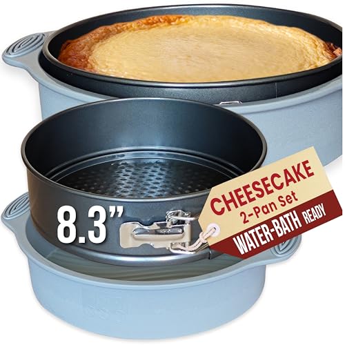 8 Inch Springform Pan for Cheesecake with Leakproof Silicone Sleeve