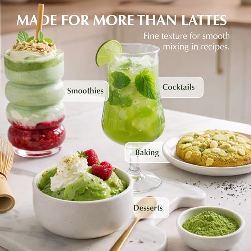 Matcha Powder Barista Grade Latte Organic Matcha Powder (2.12 Ounce)