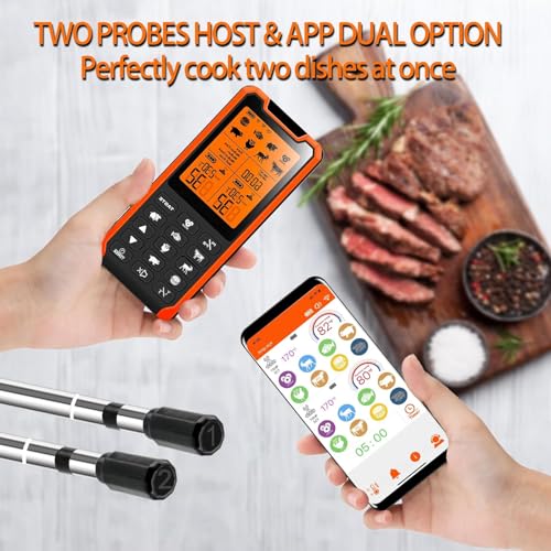 Smart Bluetooth Meat Thermometer