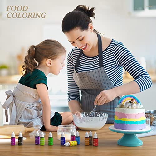 12 Color Cake Food Coloring Set (4.2 Fl Oz)