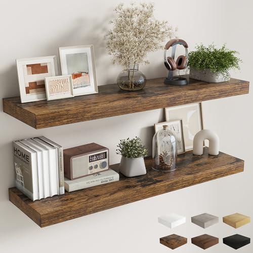 12 Inch Deep Floating Shelves (2 Count)