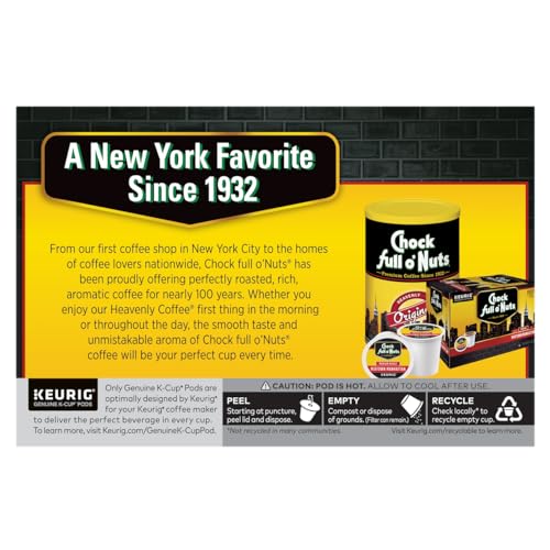 Chock Full o'Nuts Heavenly Hazelnut Coffee (48 Count)