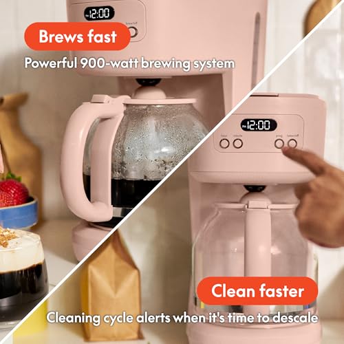 12 Cup Programmable Coffee Maker with No