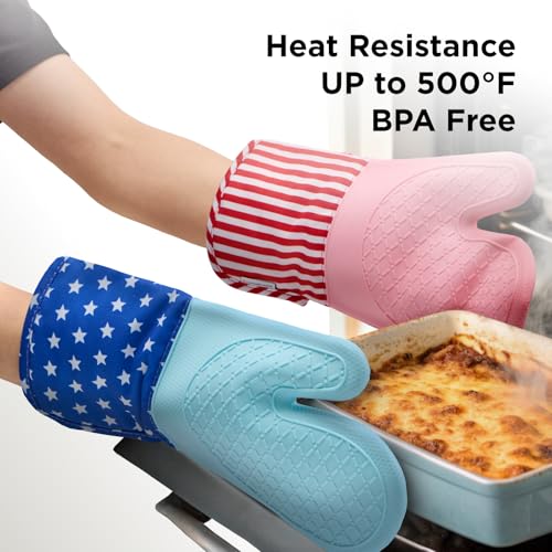 UltraShield Silicone Oven Mitts (2 Count)
