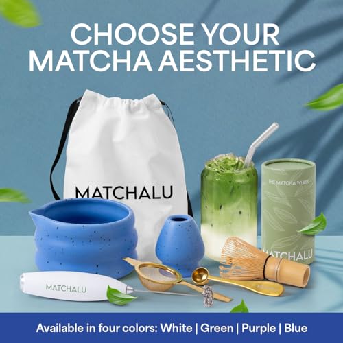 Matcha Whisk Set With Ceramic Matcha Bowl