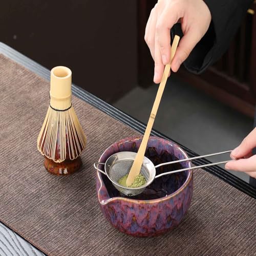 Japanese ceramic matcha bowl. 20 ounce ceramic bowl