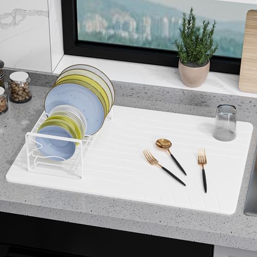 Large Stone Drying Mat for Kitchen Counter