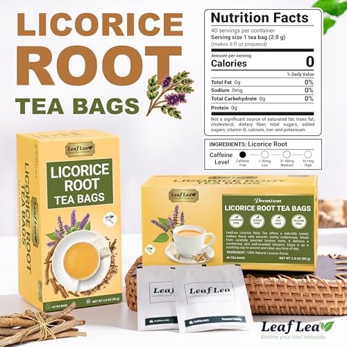 Licorice Root Tea Bags (40 Count)