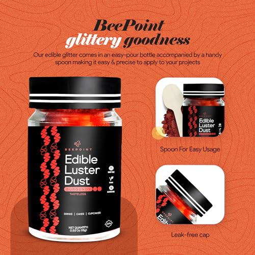 Burgundy Edible Luster Dust 15g