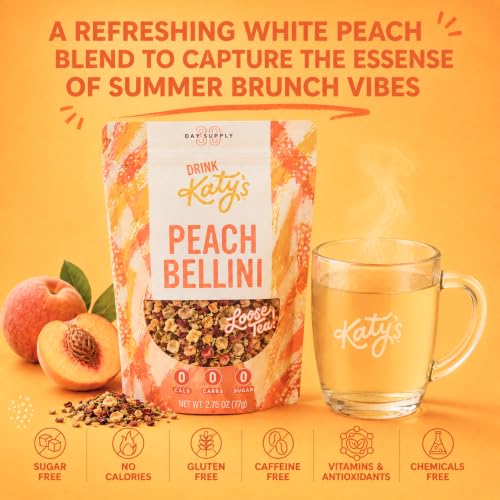 Katy’s Peach Bellini Loose Tea (2.75 Ounce)