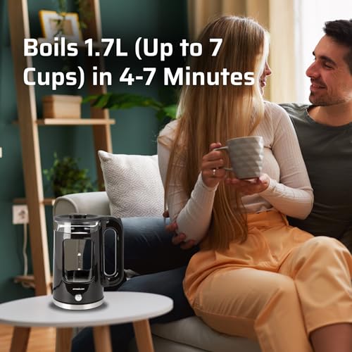 1.7L Glass Electric Kettle