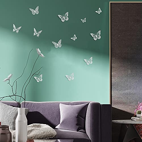 3D Butterfly Wall Decor (48 Count)
