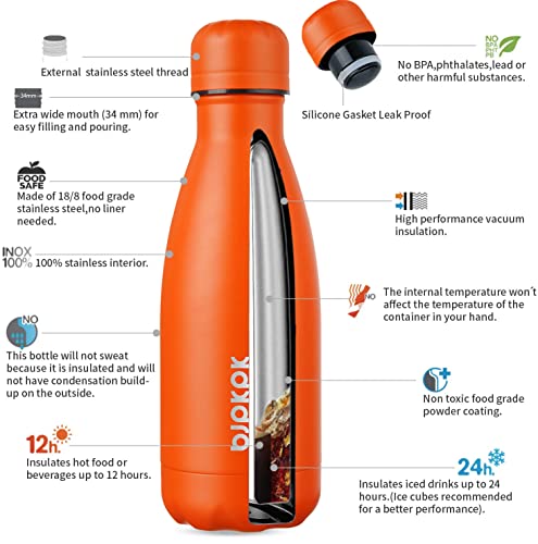 12 oz Small Insulated Water Bottle