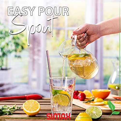 Small 16 Ounce Borosilicate Glass Pitcher with Handle