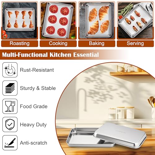 Small Baking Sheet with Wire Rack (2 Count)