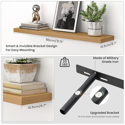 Floating Shelves for Wall 32 Inch (2 Count)