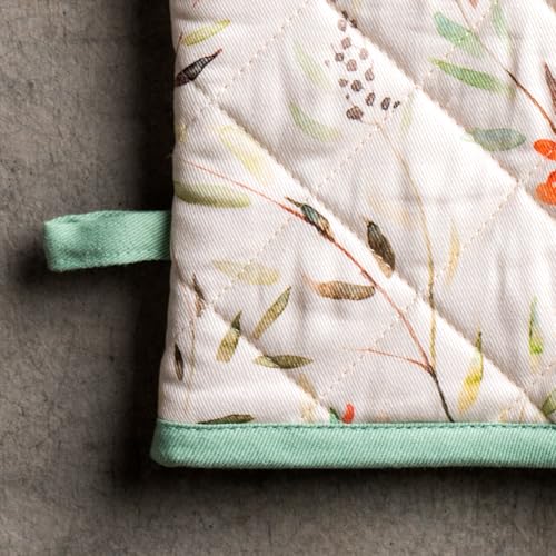 100% Cotton Oven Mitt & Pot Holder Set