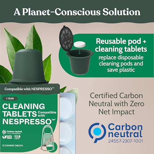Cleaning Pods Compatible with Nespresso (12 Count)