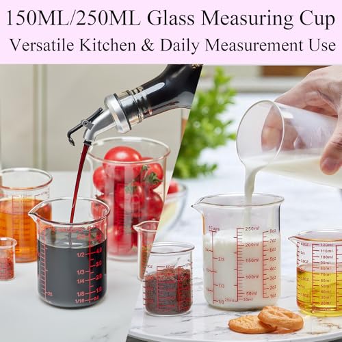 Glass Measuring Cup Set