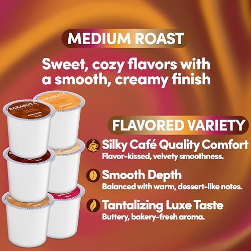 Flavored K Cup Coffee Pods Variety Pack (96 Count)