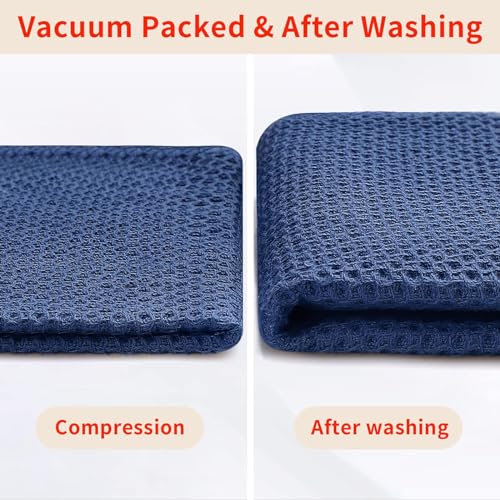 100% Cotton Waffle Weave Kitchen Dish Towels 12 (12 Count)