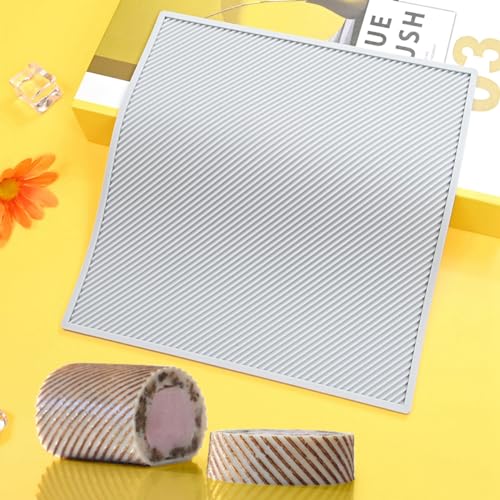 3D Cake Lace Mold Stripe Lace Mat Embosser Texture Silicone Mould Fondant Chocolate Stencil Border Bakeware Cake Decorating