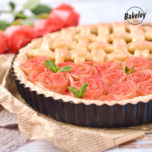 10 Inch Round Tart Pan with Loose Removable Bottom