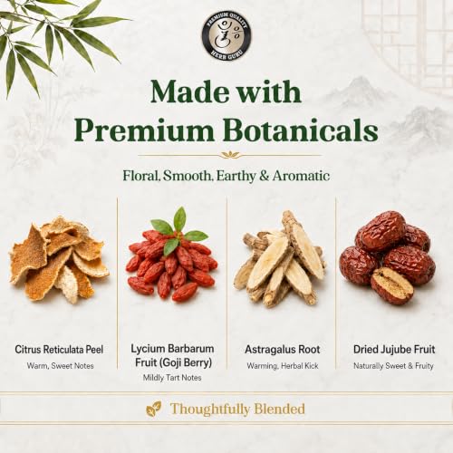 Beauty Glow Digestive Comfort & Relaxation Traditional Chinese Herbal Tea for Modern Wellness
