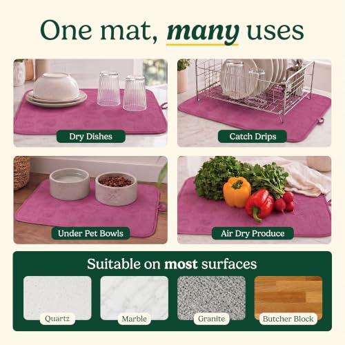 Cuisinart Dish Drying Mat for Kitchen Counter (2 Count)