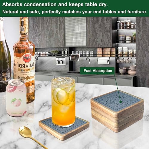 Square Coasters for Drinks