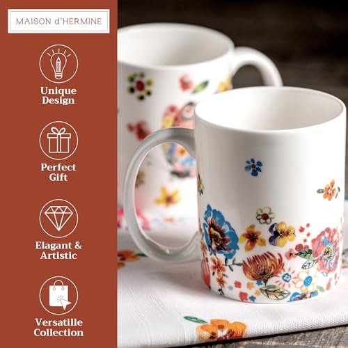 Coffee Mug with Handles Tea Cups (2 Count)