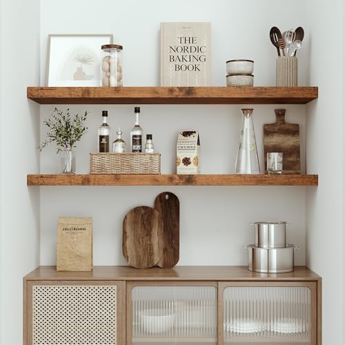 Single Floating Shelves 48x10” Set of 1