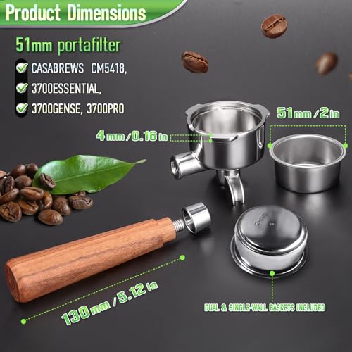 51mm Portafilter for CASABREWS 3700