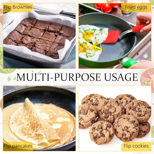 2 Pcs Mini Silicone Cookie Brownie Spatula (2 Count)