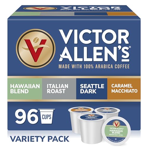 Flavored & Unflavored Coffee Variety Pack for K (96 Count)