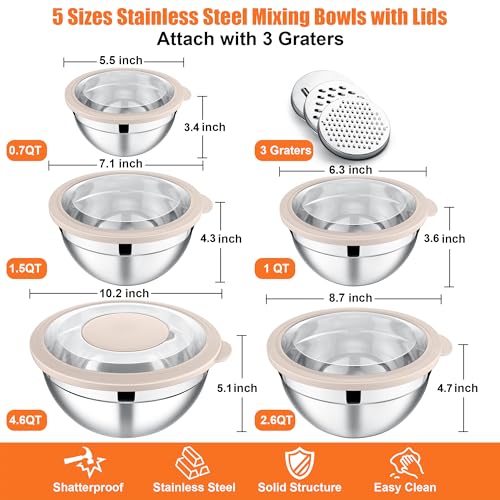 Mixing Bowls Set of 5 (5 Count)