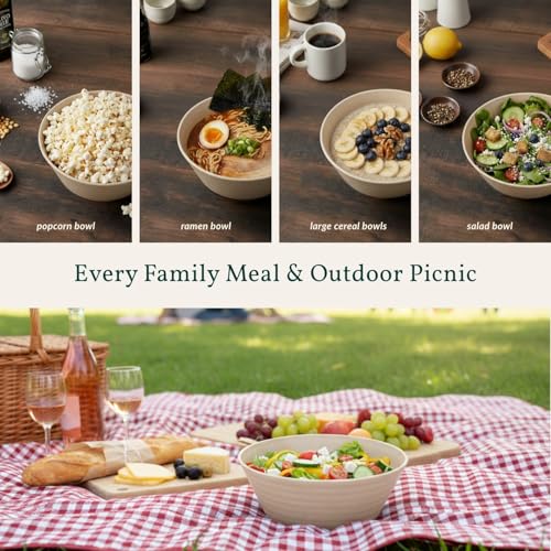 Premium Wheat Straw Bowls