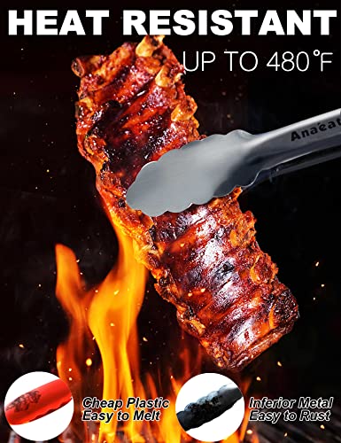 Extra Long Stainless Steel Grilling Locking Tong