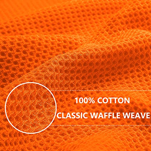 100% Cotton Waffle Weave Kitchen Dish Cloths 6 (6 Count)