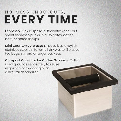 Espresso Grounds Knock Box