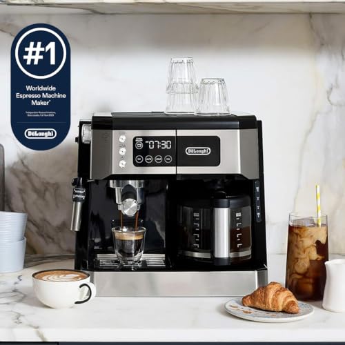 All-in-One Espresso & Coffee Maker, 10-Cup Pot, Milk Frother