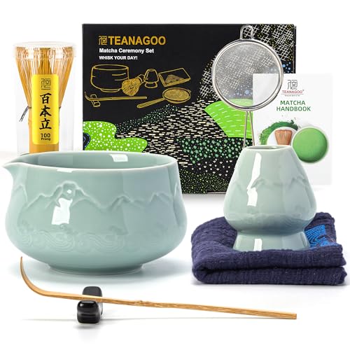 7 Pcs Matcha Whisk Set Blue