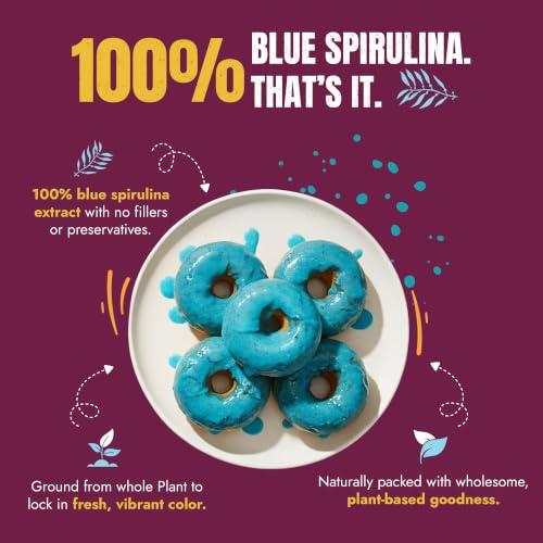 Organic Blue Spirulina Powder 2 oz (2 Ounce)