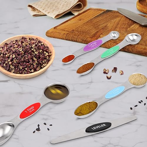 Magnetic Measuring Spoons Set (7 Count)