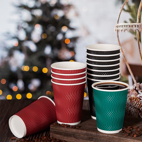 12 oz Paper Coffee Cups (120 Count)
